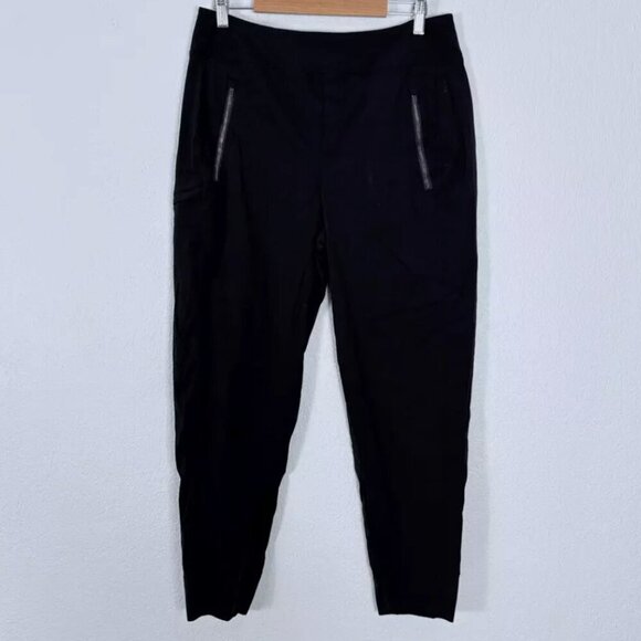 Athleta Women's Black Jogger Women's Size 2Ankle Zip Pockets - Picture 1 of 15